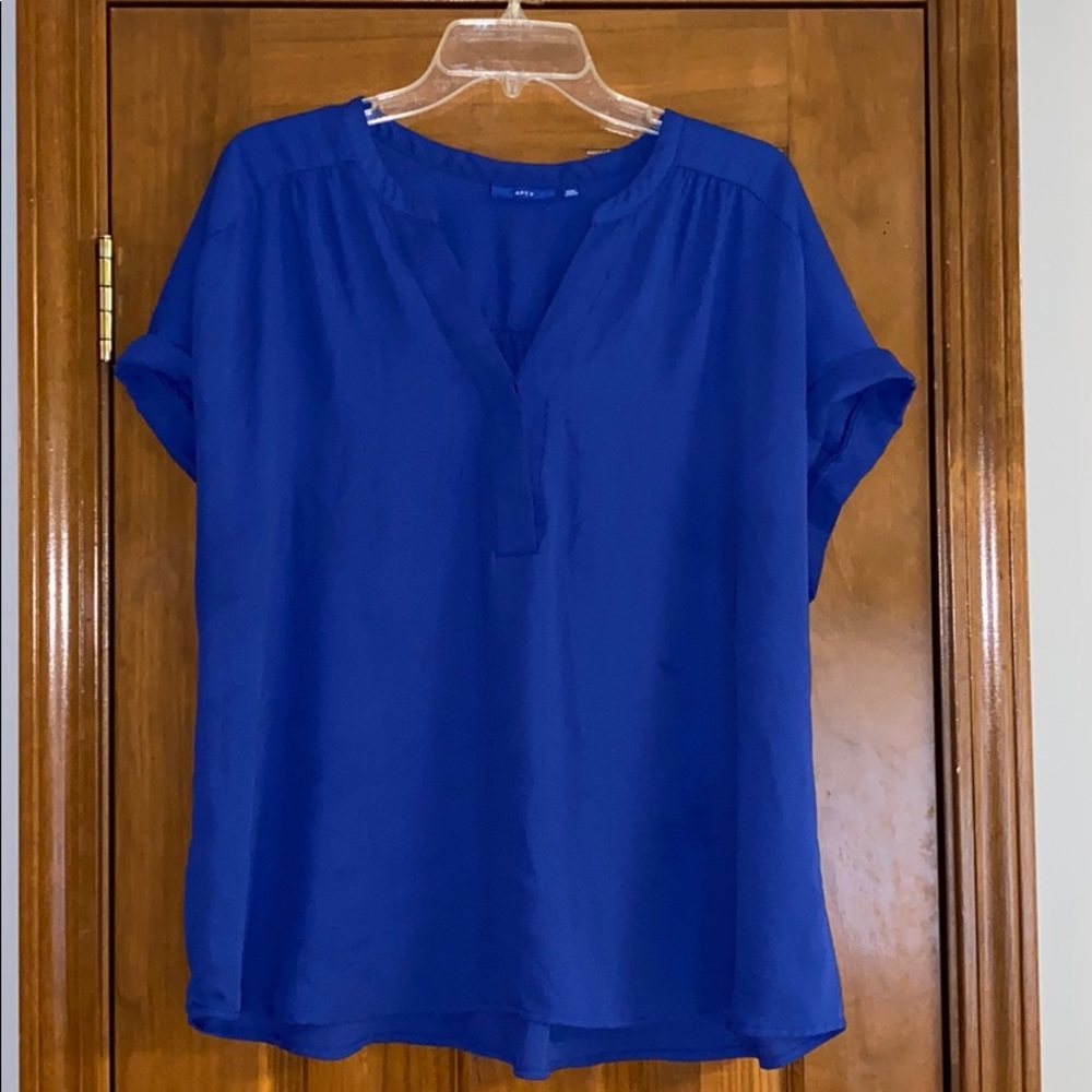 Apt 9 electric blue Dolman top XXL